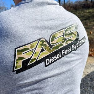 FBF Camo t-shirt FASS Diesel Fuel Systems